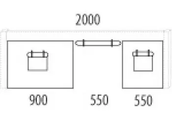 Domestav D203 Textílie 1-k zvýšenému jednolůžku