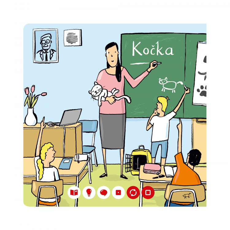 Albi Kouzelné čtení Minikniha povolání - Učitel