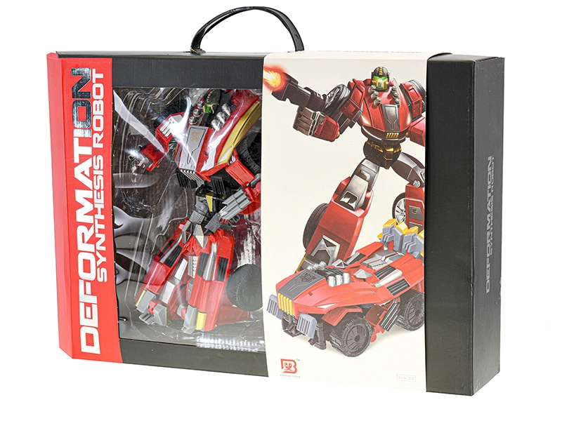 Robot/auto vojenské 22 cm s doplňky v krabičce