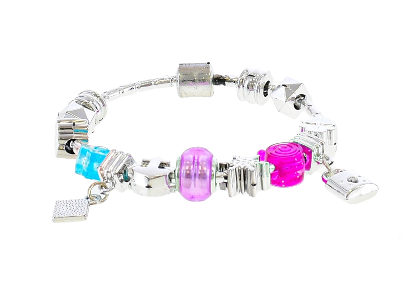 Náramek 6,5cm s doplňky 2 druhy v krabičce