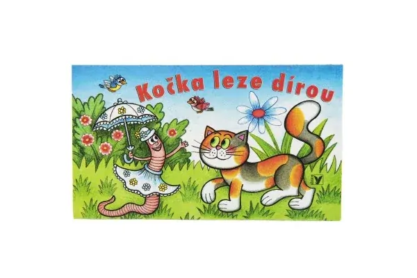 Knížka Leporelo Kočka leze dírou