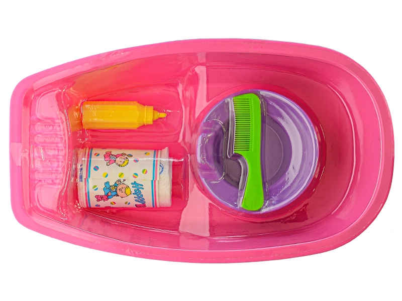 Vanička Baby set 40cm s doplňky - růžová