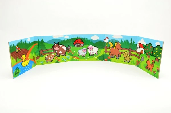 Knížka Leporelo Moje první zvířátka 13,5x11x1,5cm od 24 měsíců MPZ