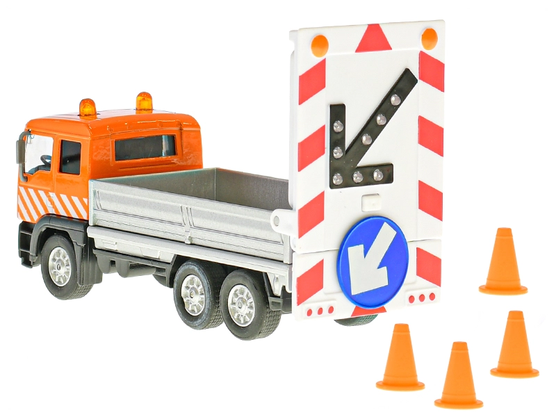 Globe Auto nákladní 14,5cm kov na zpětný chod na baterie se světlem v krabičce