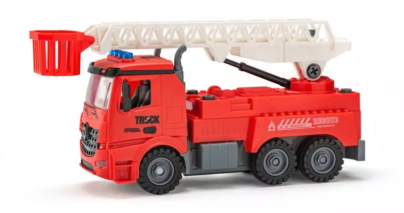 Plastica Auto Hasič na dálkové ovládání, stavebnice, 30cm