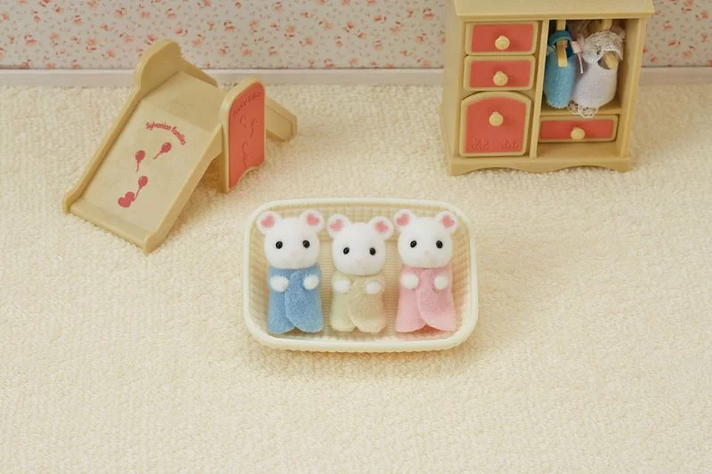 Sylvanian Families Baby Marshmallow myšky trojčata