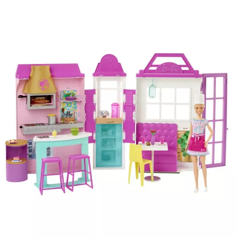 Mattel Barbie RESTAURACE S PANENKOU HERNÍ SET