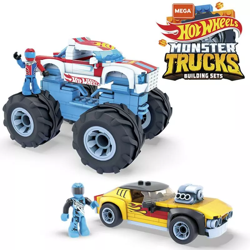 Mattel MEGA CONSTRUX HOT WHEELS RODGER DODGER A ZÁVODĚNÍ