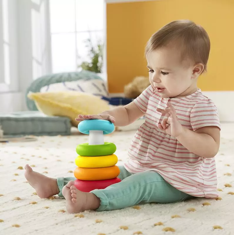 Fisher Price ECO KROUŽKY NA TYČI