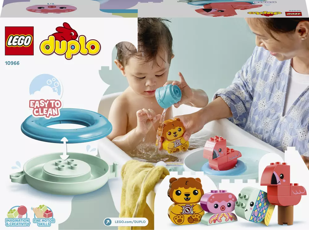 LEGO® DUPLO® 10966 Legrace ve vaně: Plovoucí ostrov se zvířátky