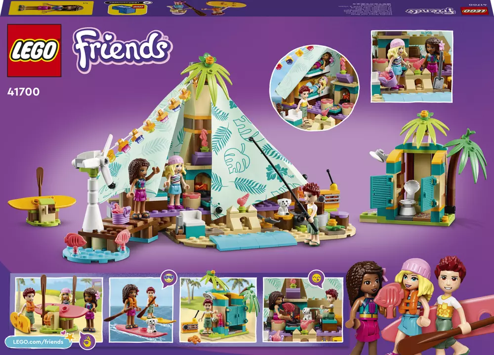 LEGO® Friends 41700 Luxusní kempování na pláži