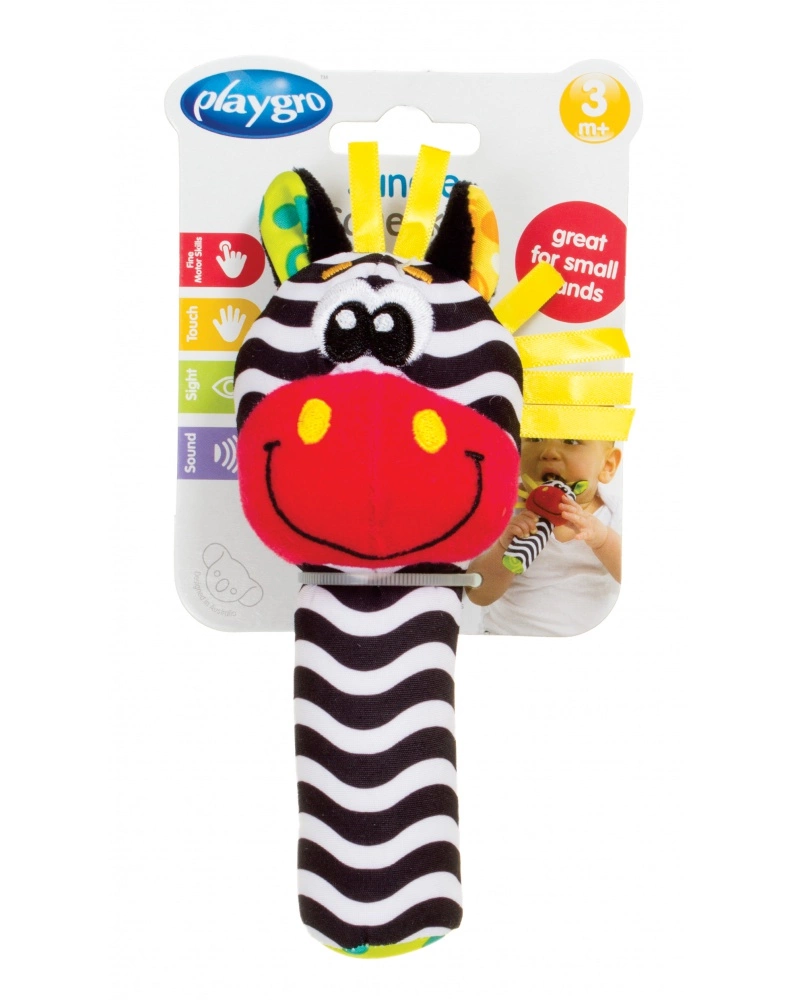 PLAYGRO - PÍSKÁTKO ZEBRA
