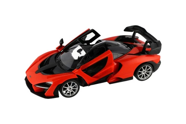 Auto RC McLaren oranžové plast 32cm 2,4GHz na dálk. ovládání na baterie v krabici 43x18x22cm