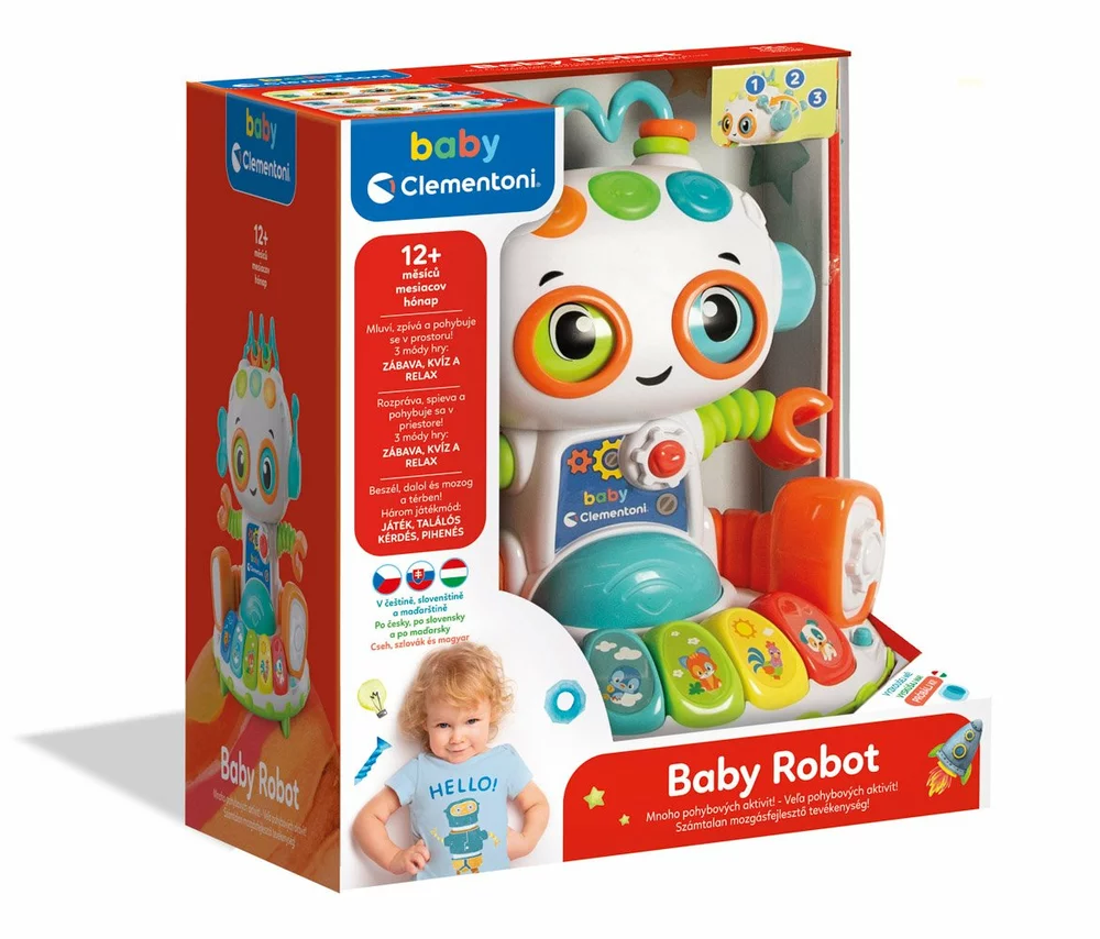 Clementoni Interaktivní robot se zvuky