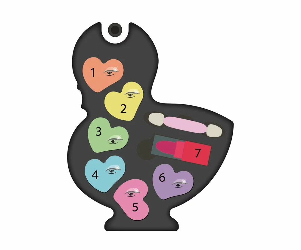 Clementoni Crazy CHIC - Make-up sada labuť