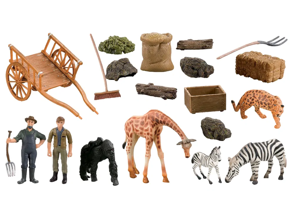 Zoolandia divoká zvířátka s doplňky - 4 druhy