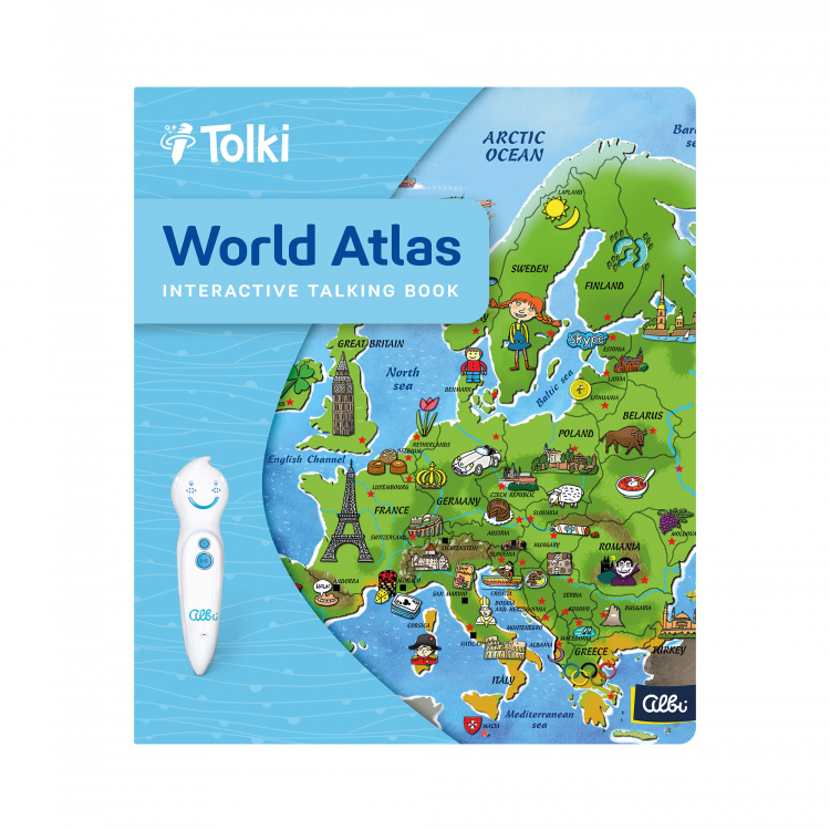 Albi Kouzelné čtení Tolki - World Atlas EN
