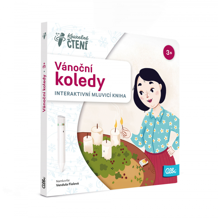 Albi Kouzelné čtení Kniha Zpívánky Vánoční koledy 1