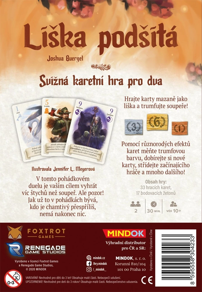 Mindok Liška podšitá