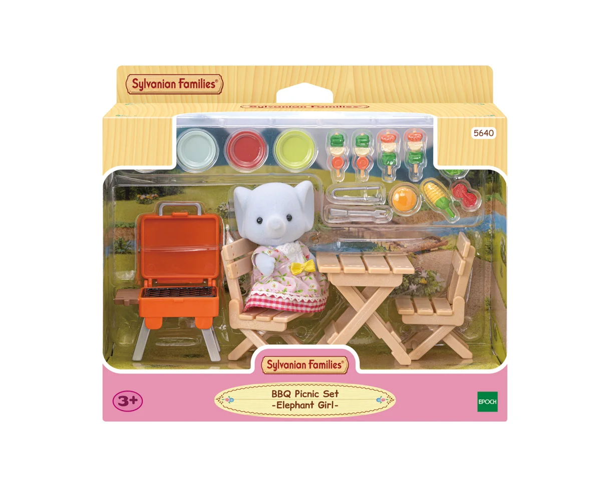 Sylvanian Families BBQ sada na piknik se slonem
