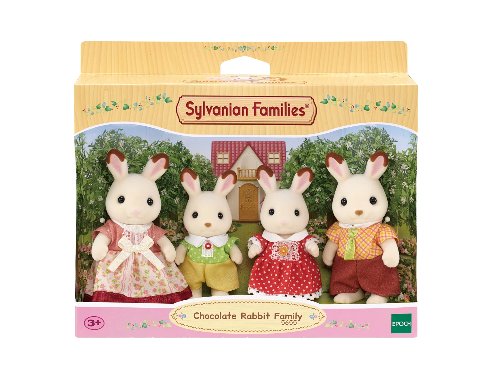 Sylvanian Families Rodina ´´chocolate´´ králíků, nová