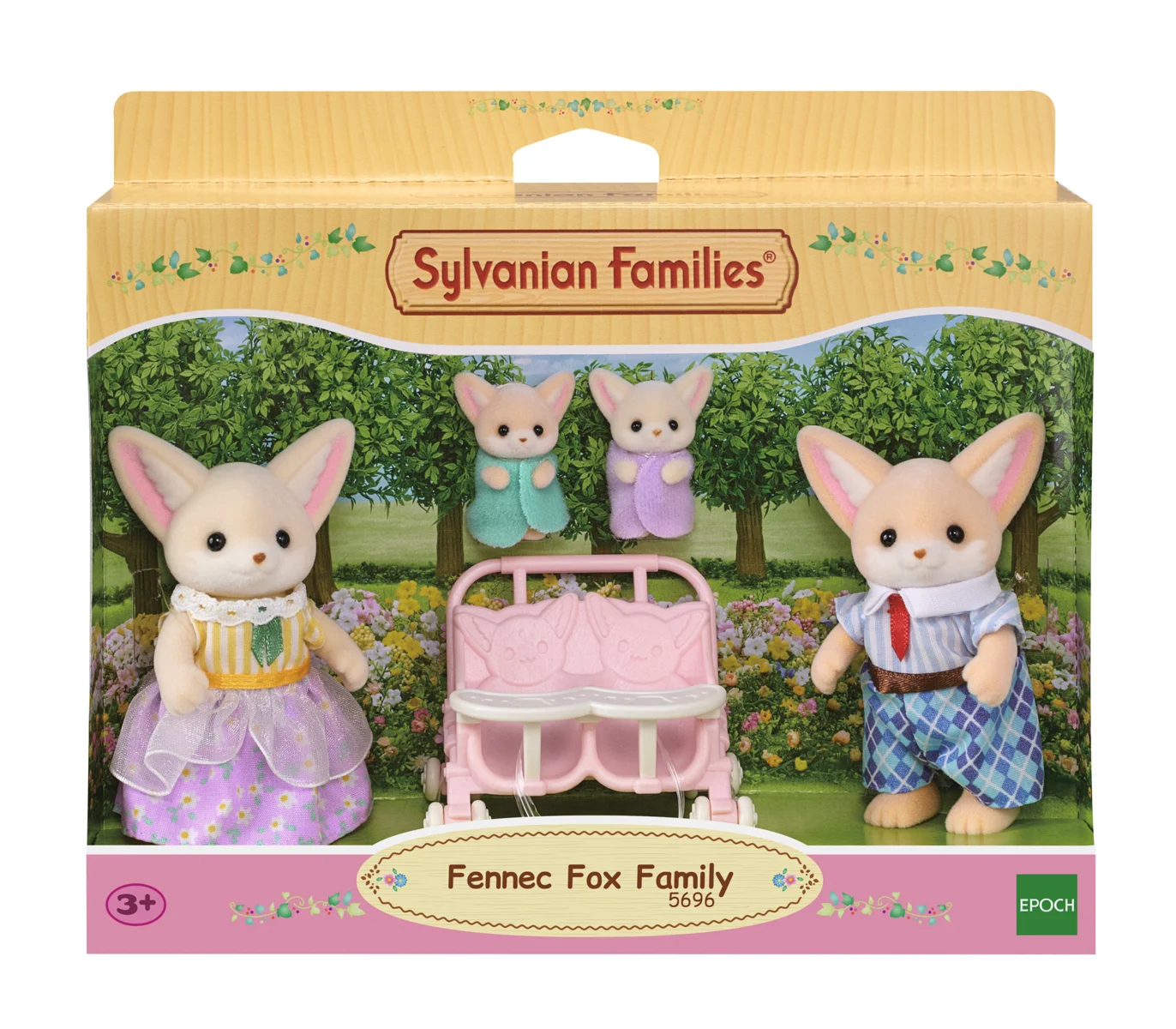 Sylvanian Families Rodina fenků s dvojčaty
