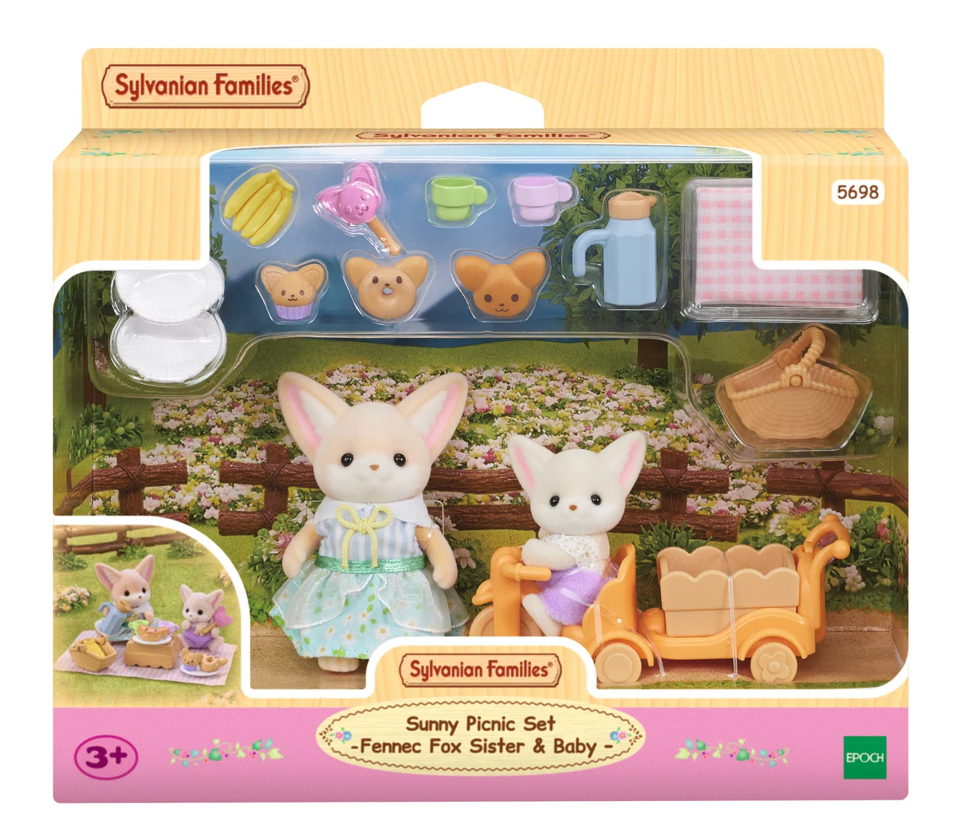 Sylvanian Families Fenci jedou na piknik