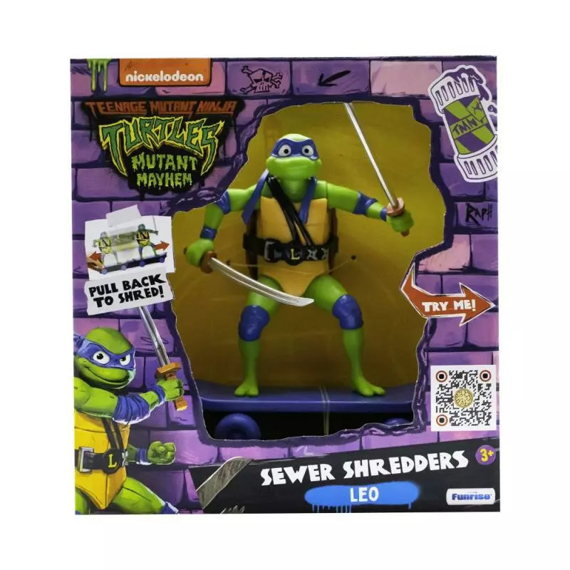 Funrise Želvy Ninja skate Raph - Sewer Shredders - Movie