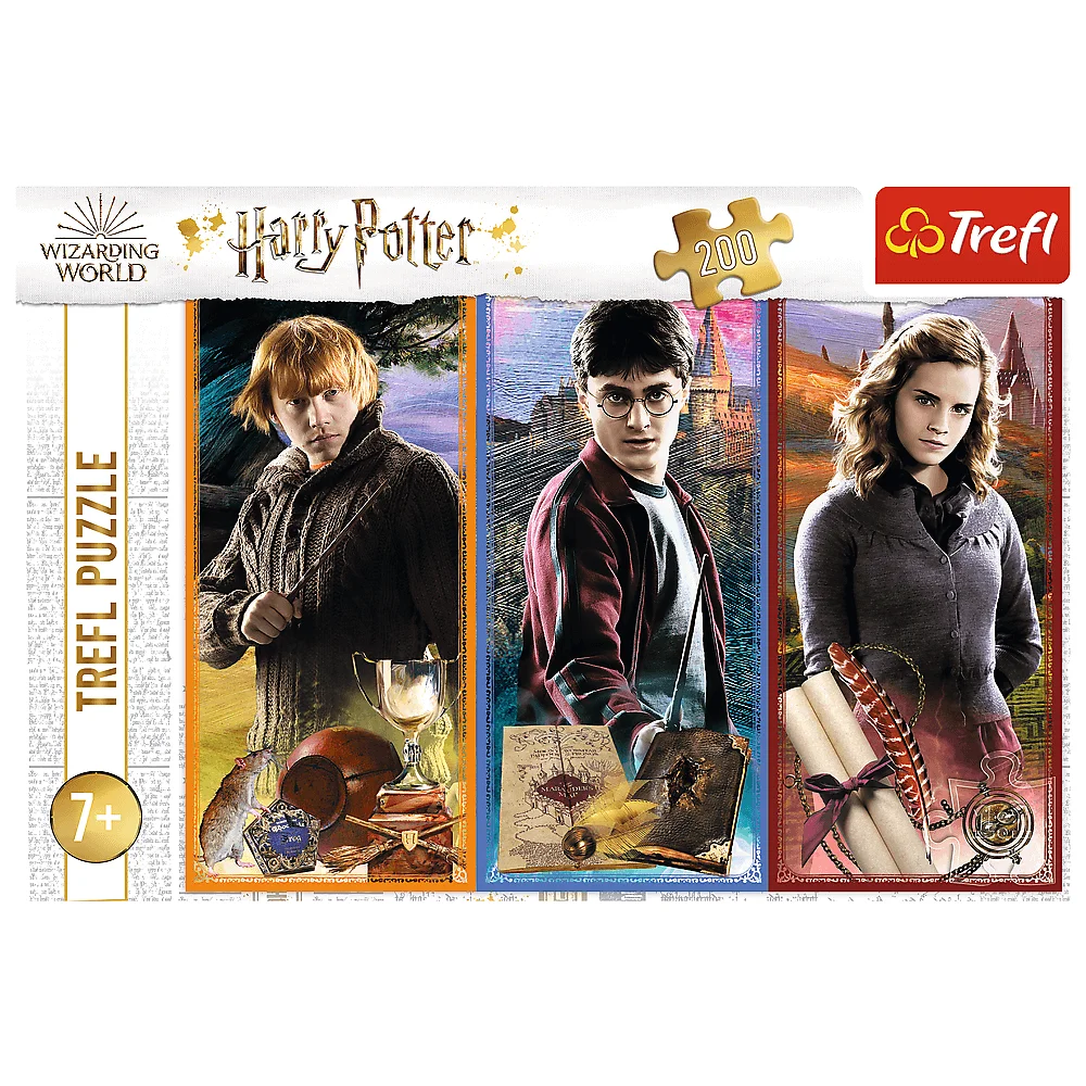 Trefl Harry Potter Ve světě magie a čarodějnictví 200 dílků