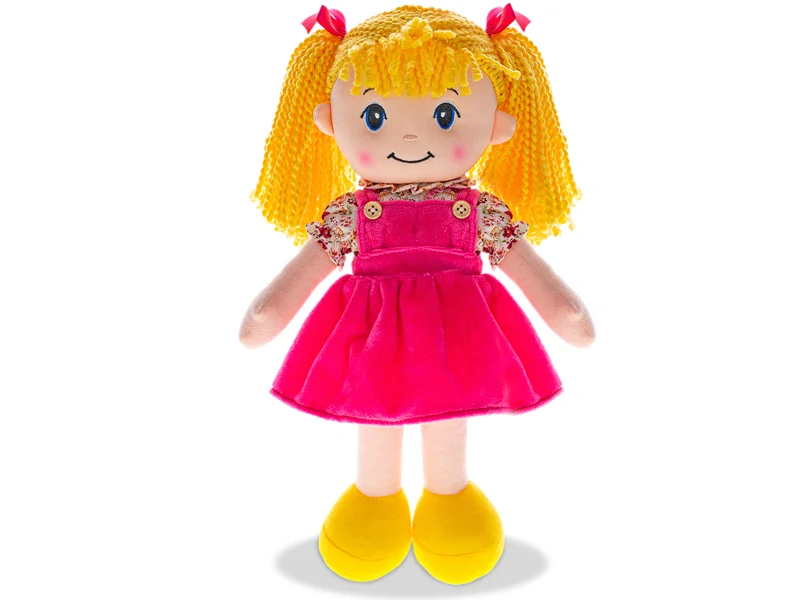 Mikro Trading Panenka Rozárka měkké tělo 35cm na baterie česky mluvící blondýnka 0m+ v sáčku