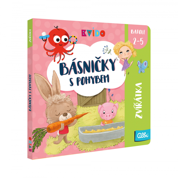 Albi Básničky s pohybem - Zvířátka - Kvído