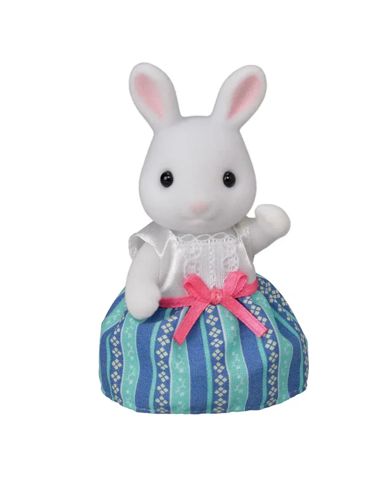 Sylvanian Families Mamka bílý králík a víkendový cestovní set