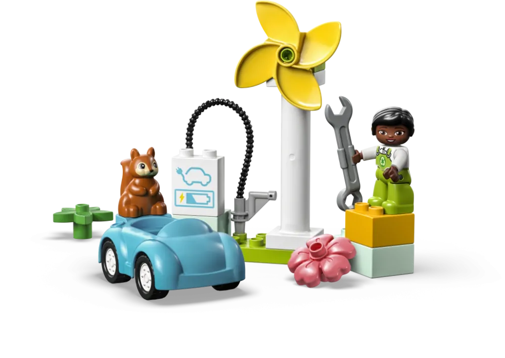 LEGO® DUPLO® 10985 Větrná turbína a elektromobil