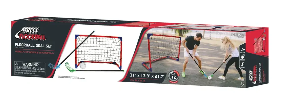 Floorball CROSS set , 2 hole 1 branka
