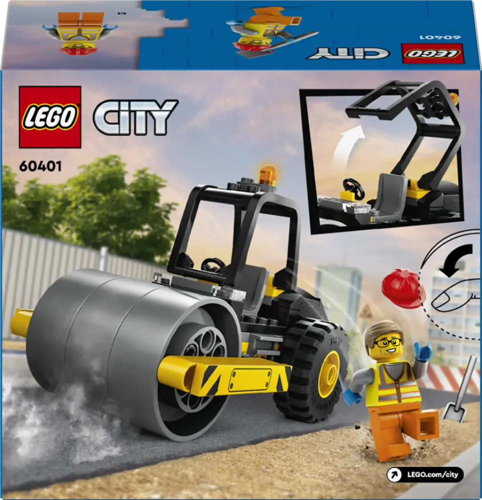 LEGO® City 60401 Stavební parní válec