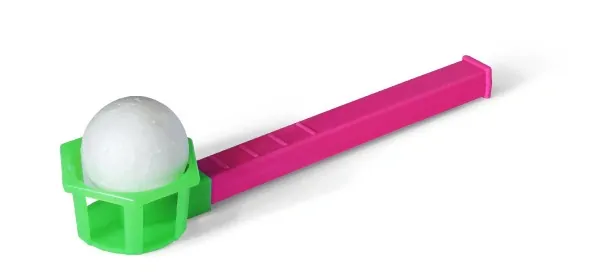 Seva MAGIC BALL růžový kouzelný míček foukací hlavolam v krabičce 22x4,5x3cm