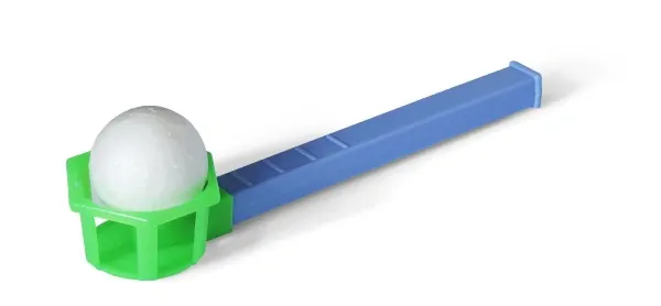 Seva MAGIC BALL modrý kouzelný míček foukací hlavolam v krabičce 22x4,5x3cm