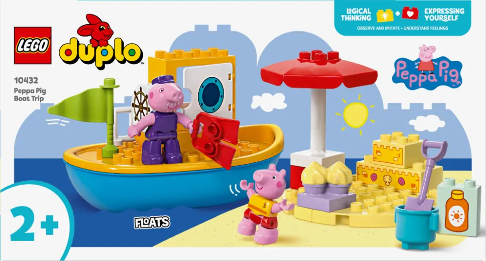 LEGO® DUPLO® 10432 Prasátko Peppa a výlet na loďce