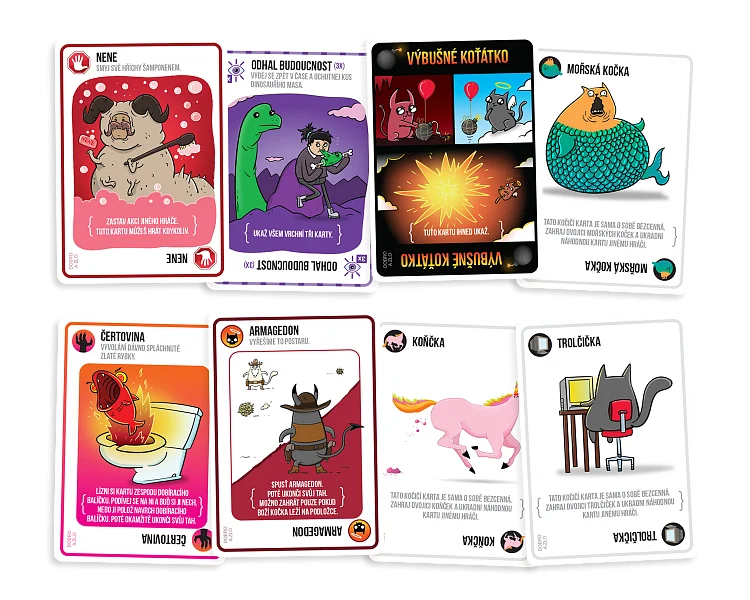 Asmodee Výbušná koťátka: Dobro a zlo
