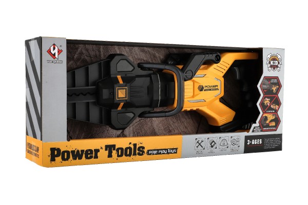 Hydraulické nůžky záchranářské plast 45cm na baterie se zvukem v krabici 48x20x10cm