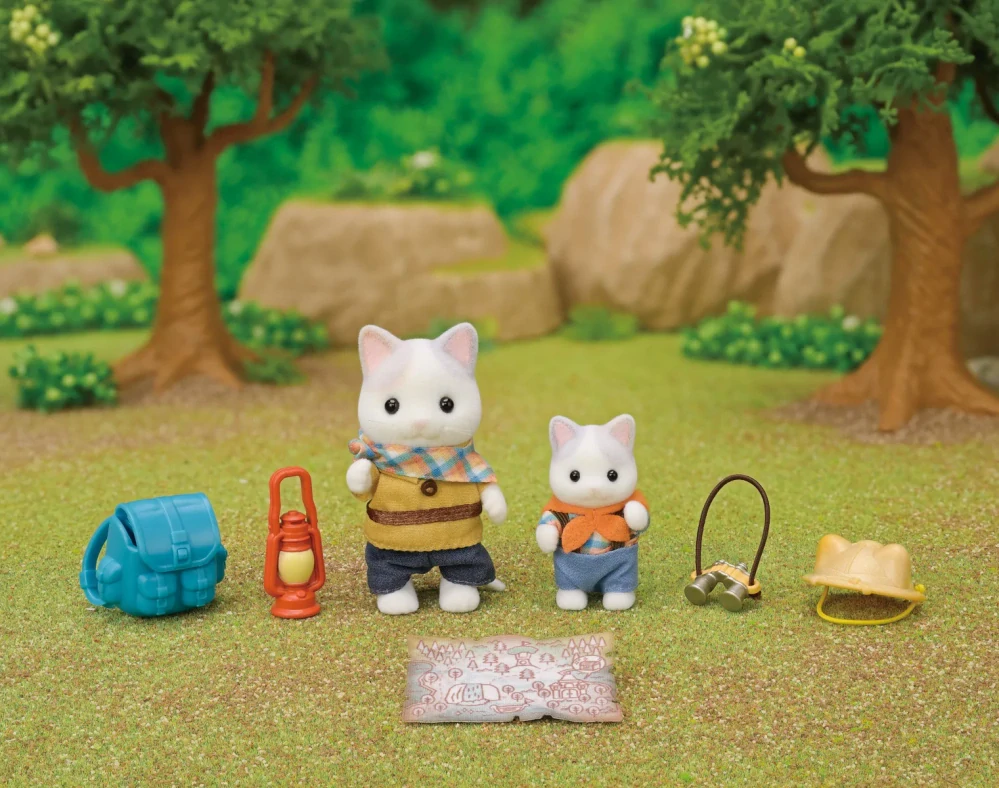 Sylvanian Families 5763 Průzkumná sada - Latte Cat Bratr a miminko