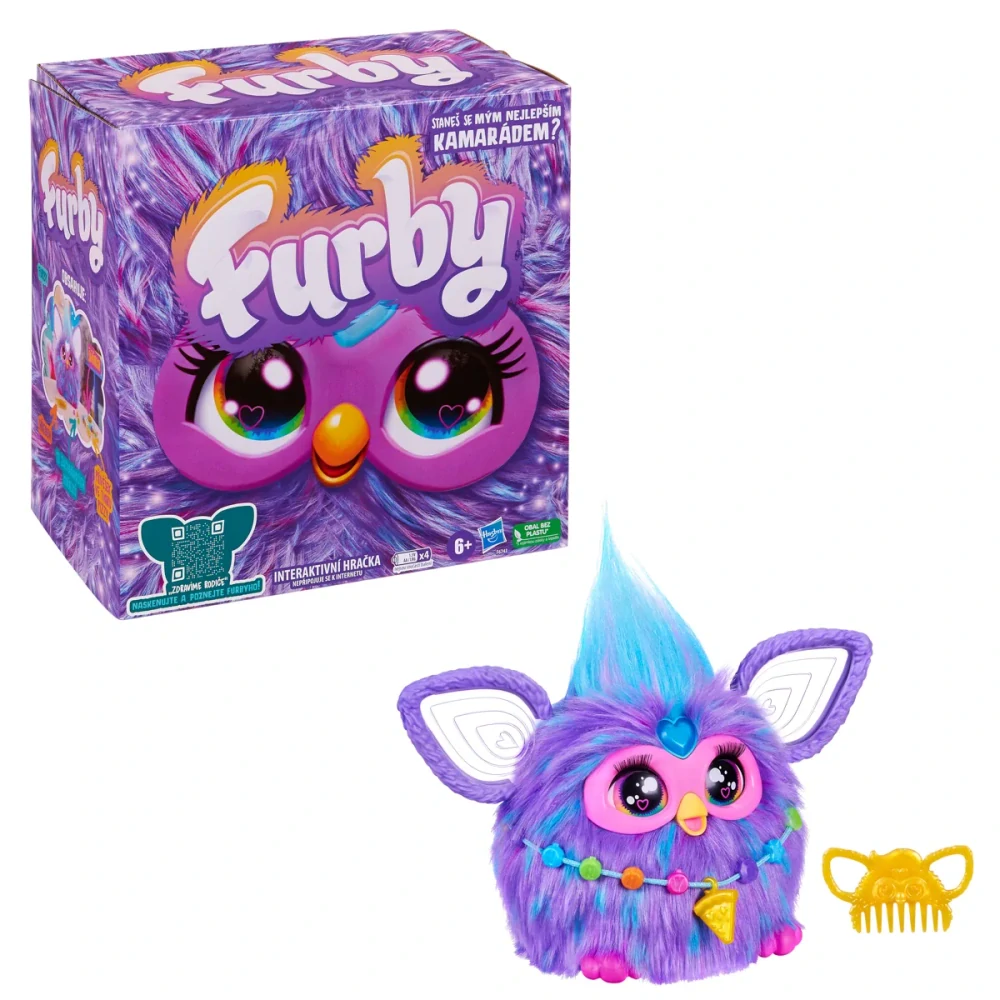 HASBRO - Furby fialový CZ verze