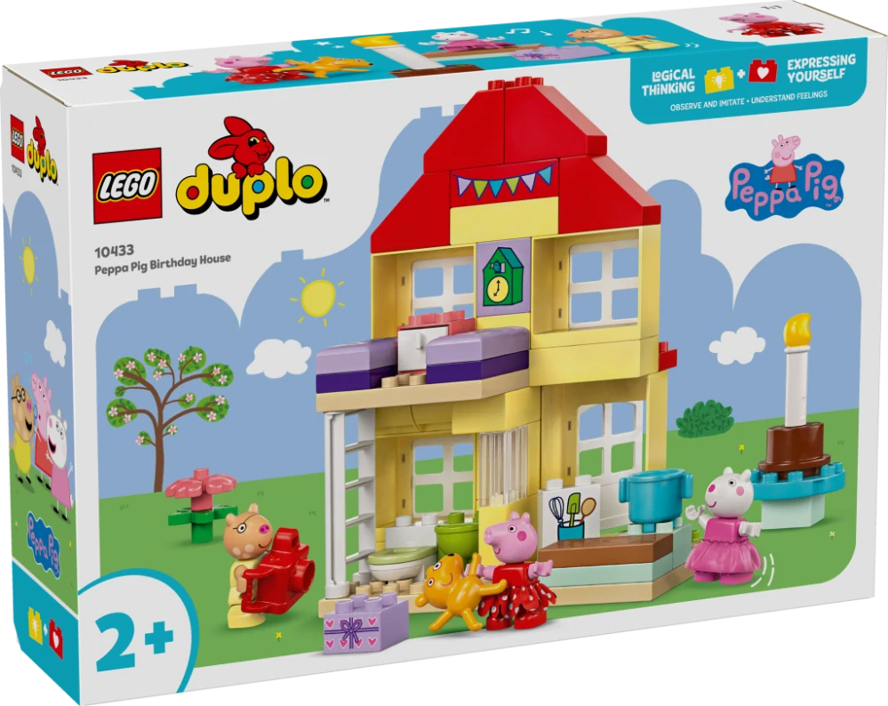 LEGO® DUPLO® 10433 Prasátko Peppa a narozeninový dům