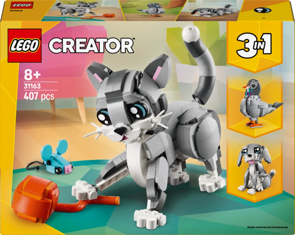 LEGO® Creator 3 v 1 31163 Hravá kočka