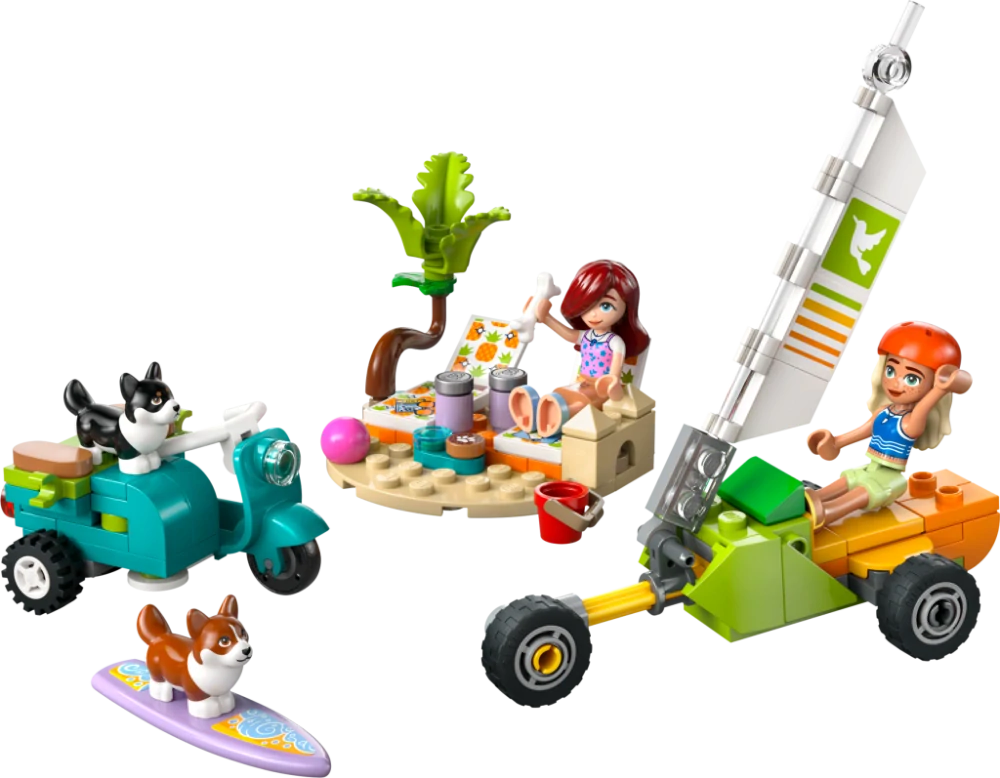 LEGO® Friends 42641 Dobrodružství se surfujícími psy a skútrem