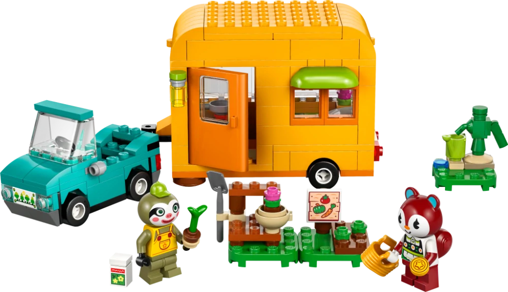 LEGO® Animal Crossing™ 77054 Leif, karavan a zahradnictví