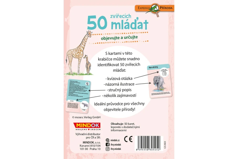 Mindok Expedice příroda:50 zvířecích mláďat