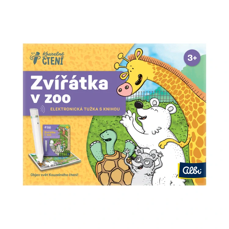 Albi kouzelné čtení Albi tužka 2.0 + Zvířátka v ZOO