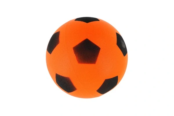 Teddies Míč pěnový fotbalový 18cm 2 barvy v síťce