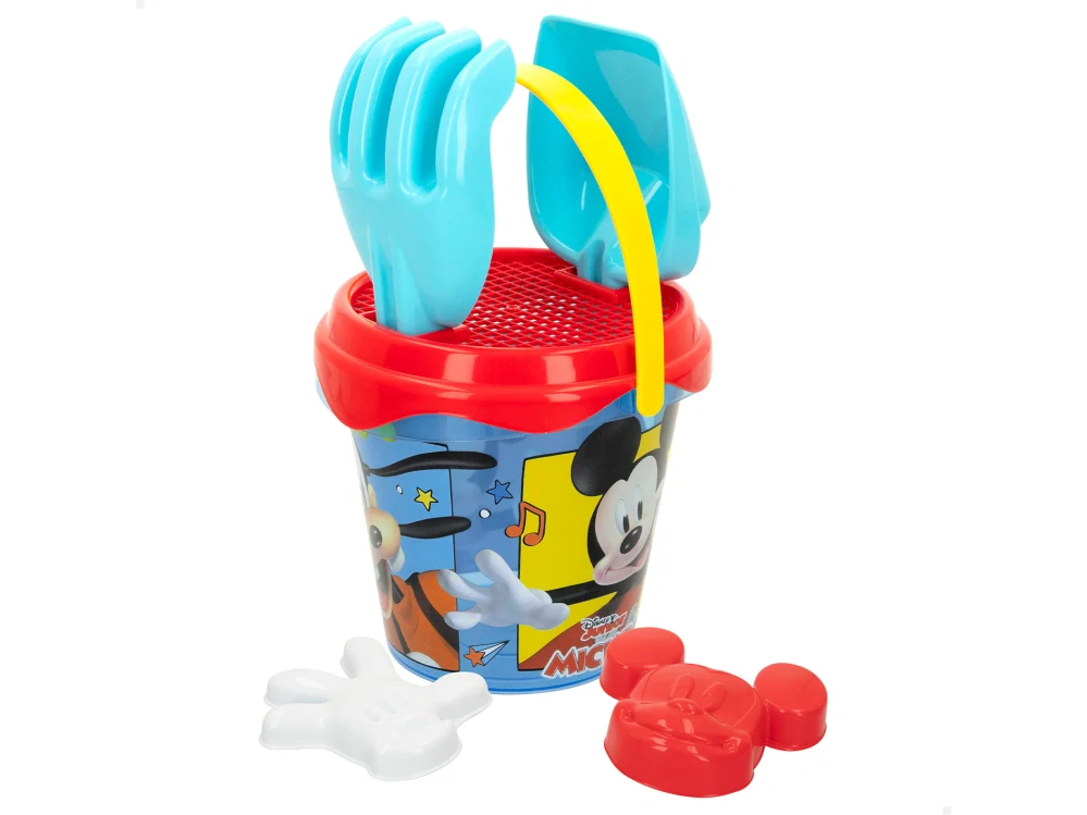 Mikro Trading Mickey Mouse sada na písek 12,5cm 10m+ 6ks v síťce